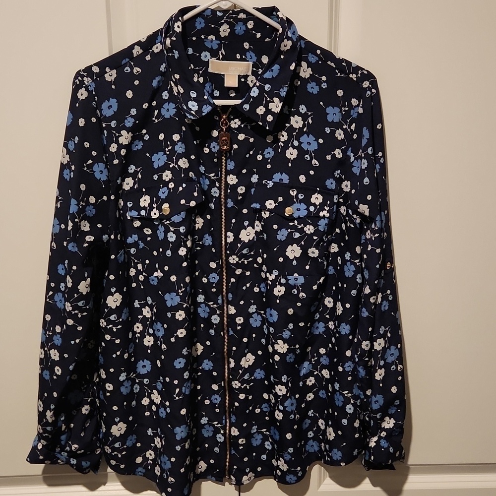 Michael Kors Blouse Flower Print